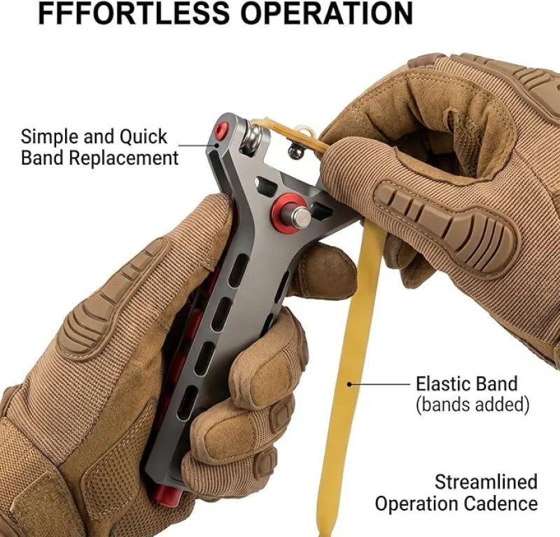Semi-auto G5 High Precision CNC Aluminum Alloy Professional Slingshot Catapult