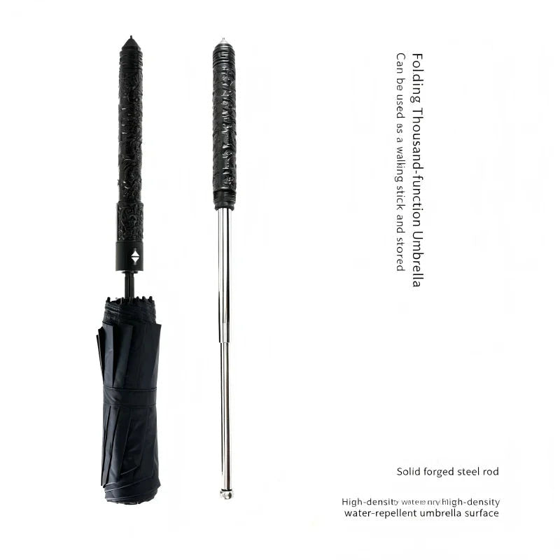 Mult Funtional Umbrellainside Extendable BatonDefensive