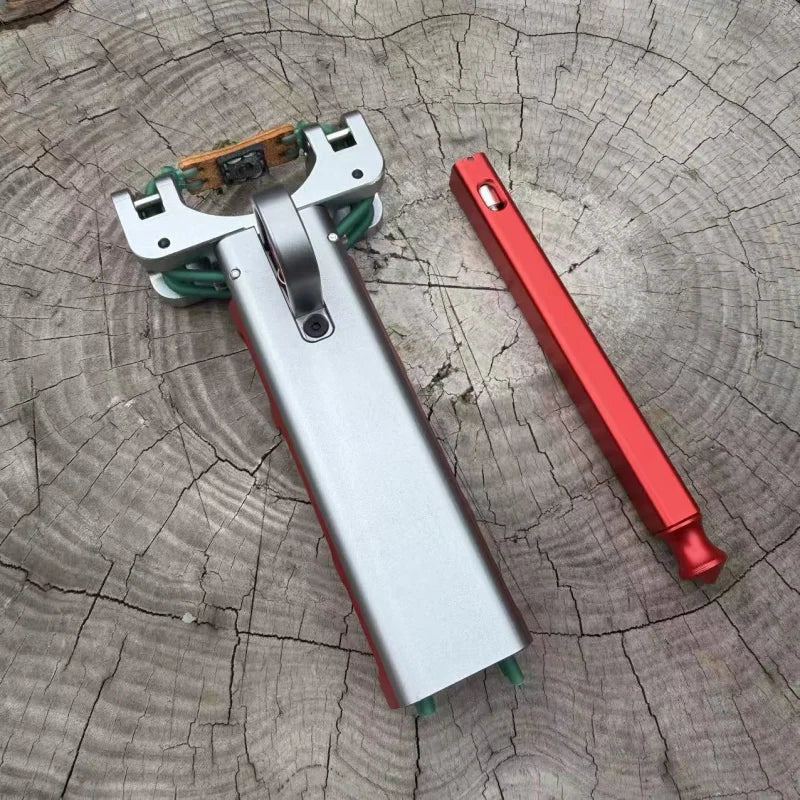 New Semi-auto G6 Trigger Slingshot CNC Aluminum Alloy Professional Catapult