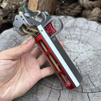 New Semi-auto G6 Trigger Slingshot CNC Aluminum Alloy Professional Catapult