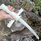 12-Zoll-Wirbelknochen-Katana-Schwert mit PLA Pro Scheidenmesser
