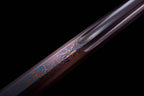 Handmade Chinese Han Dynasty Qingyun (青雲 )Sword Damascus Steel Blade baking blue