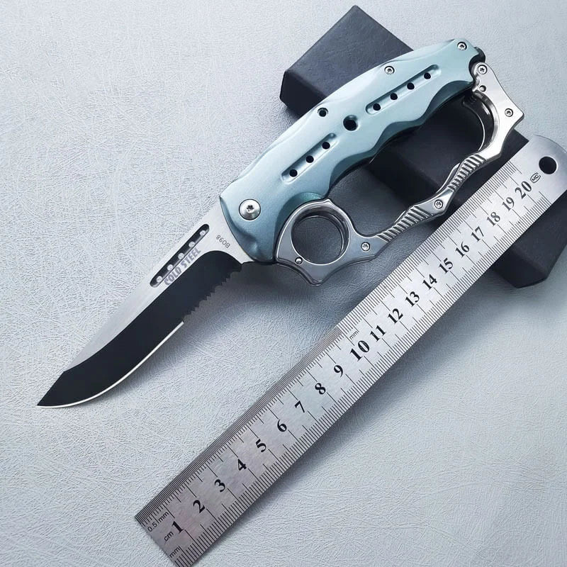 Messer im Knöchelstil mit Mecha-Federunterstützung