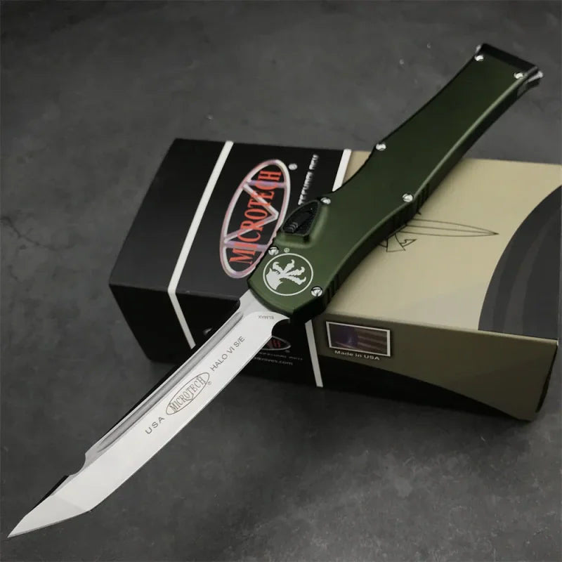 Microtech Halo 6 Aluminum Handle – Outdoor EDC Tool / OTF Accessory / Sheath