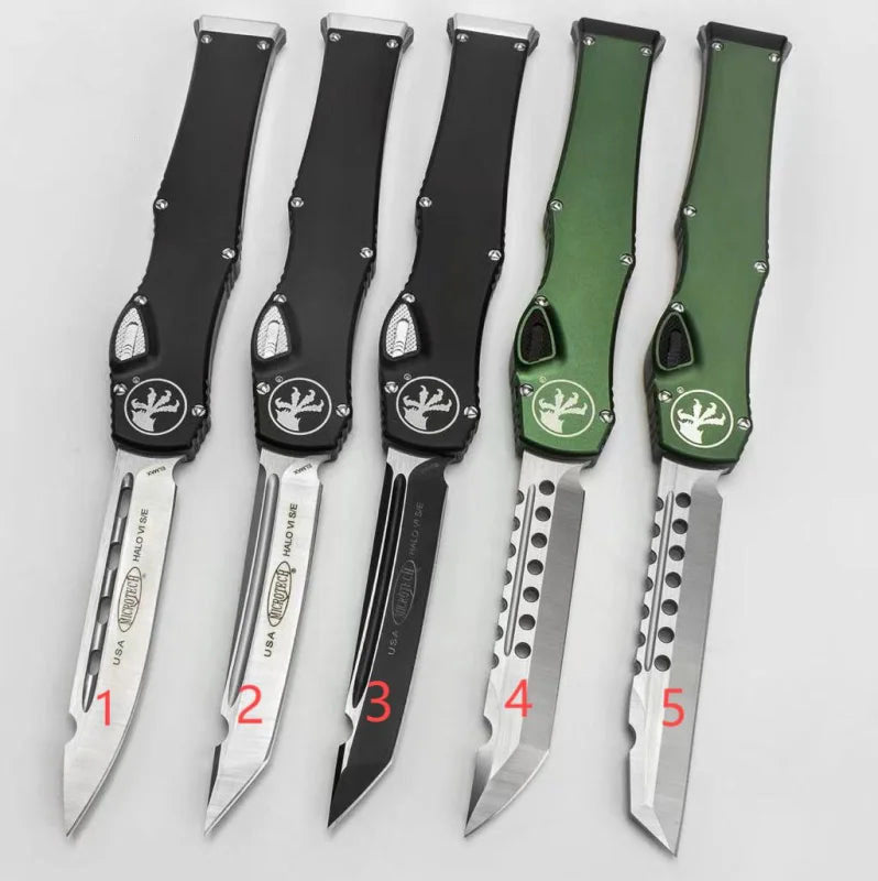 Microtech Halo 6 Aluminum Handle – Outdoor EDC Tool / OTF Accessory / Sheath
