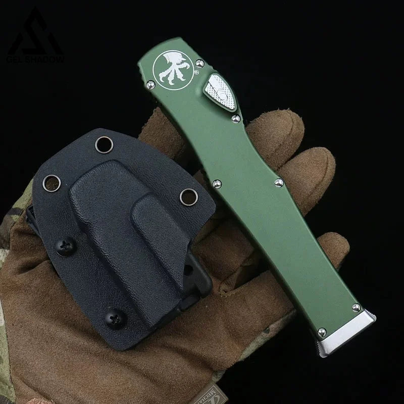 Microtech Halo 6 Aluminum Handle – Outdoor EDC Tool / OTF Accessory / Sheath