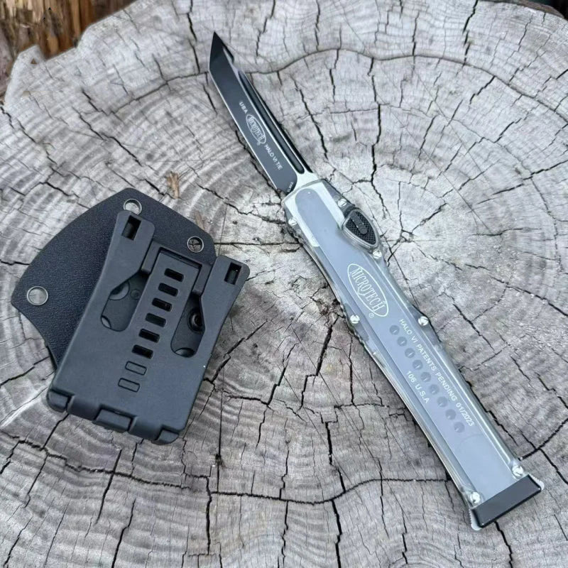 Microtech Halo 6 Aluminiumgriff – Outdoor EDC Werkzeug / OTF Zubehör / Scheide