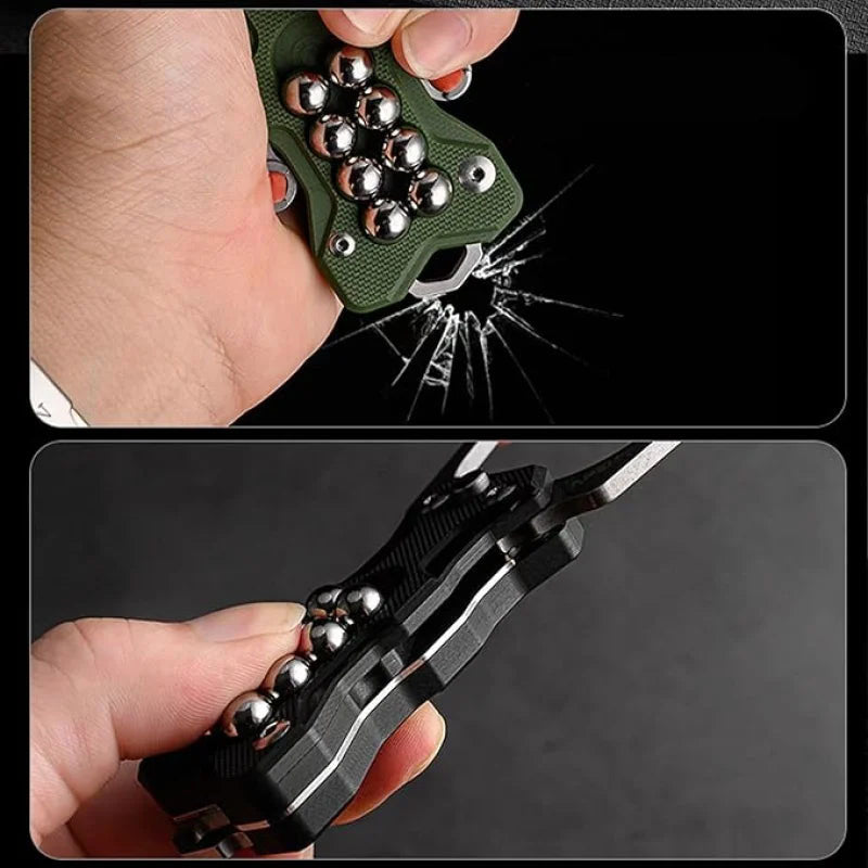 Multifunctional knife slingshot G10 EDC Pocket Folding Knife