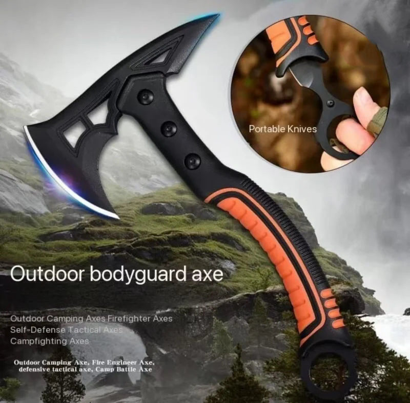 Outdoor camping survival fire extinguisher, multi-functional axe
