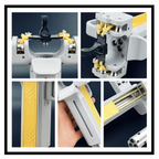 Rapid-Fire Magnetic Slingshot - 5X Speed Auto-Loading, PETG 3D Printed Outdoor Slingshot with Fiber Optic Sight
