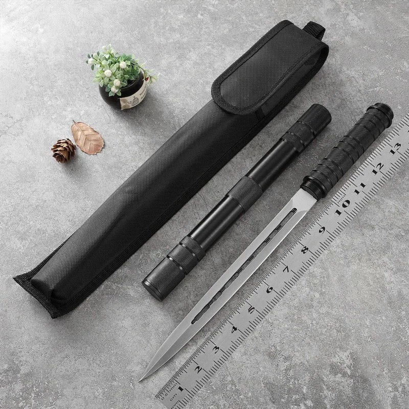 Verstecktes Messer im Stock-Design – Taktischer Schlagstock