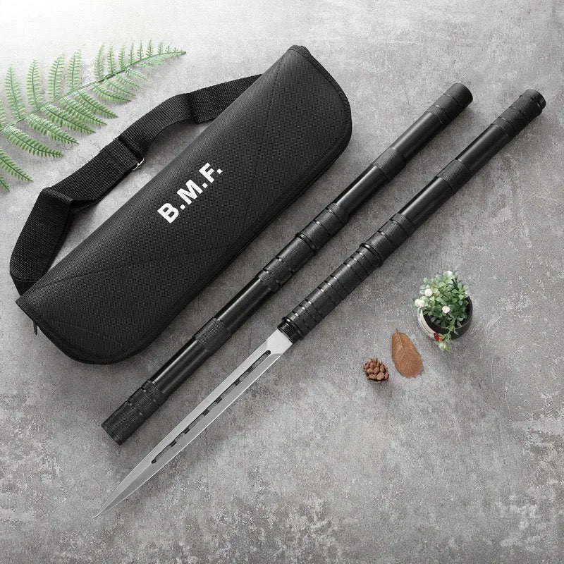 Verstecktes Messer im Stock-Design – Taktischer Schlagstock